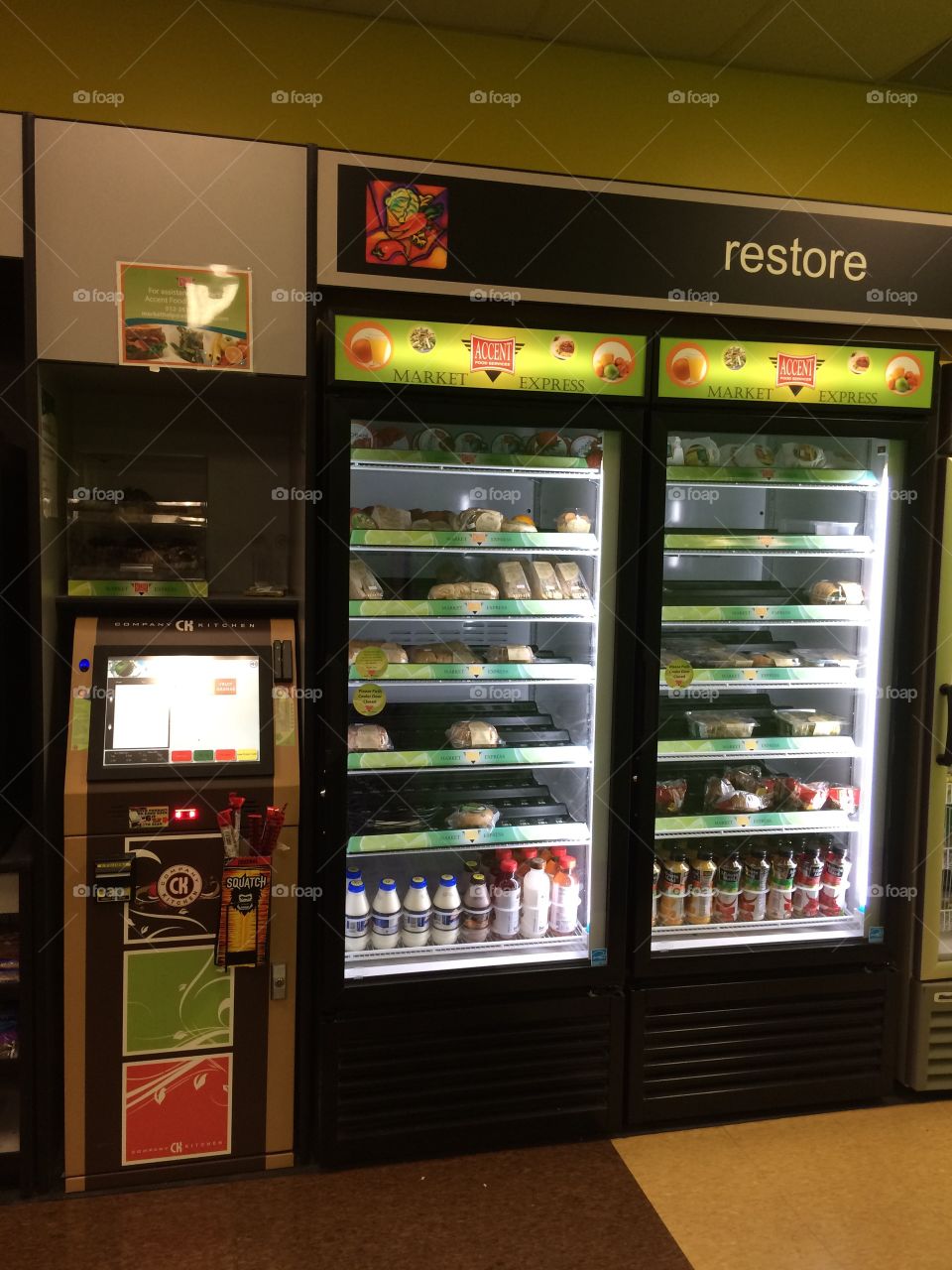 New wave of the future open- vending machines!
