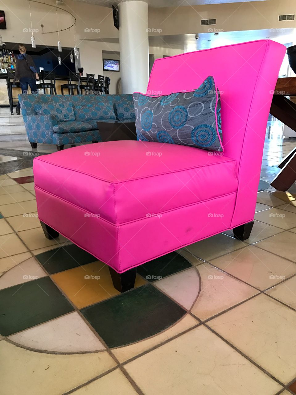 Pink chair 