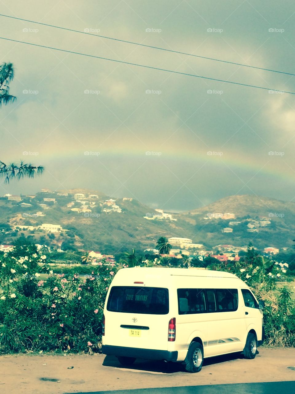 Rainbow over the Island