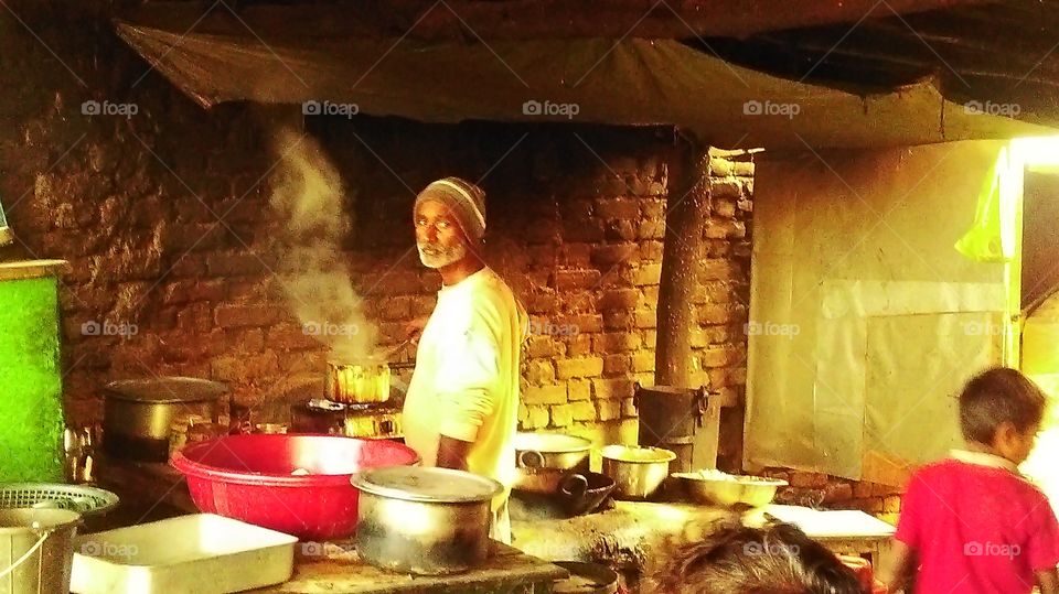 Best spot  in Lumbini and wicked owner, who made an outrageously yummy chai and potato curry.