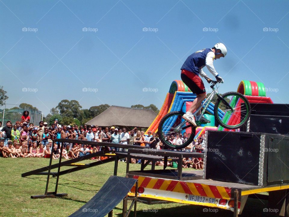 Bicycle in Action - Stuntman