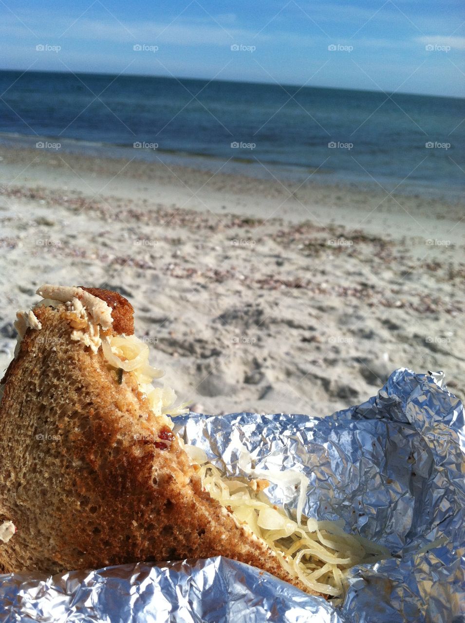 Vegan Reuben in Cape Cod, MA. 