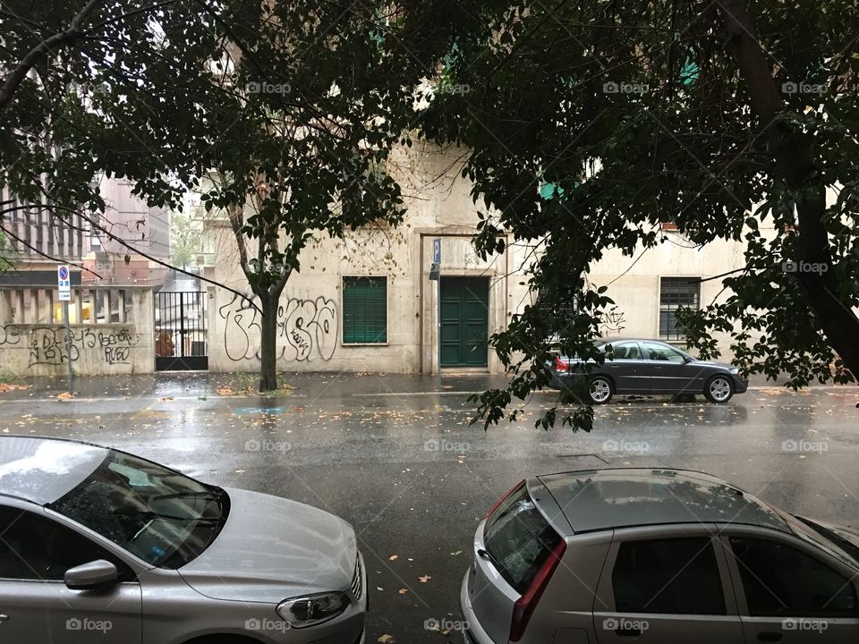 Rainy days in Rome