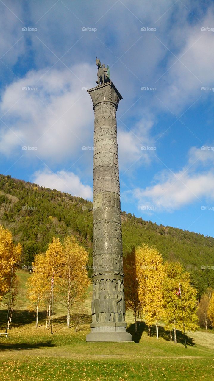 The Saga Column (Bøverdalen, Norway)