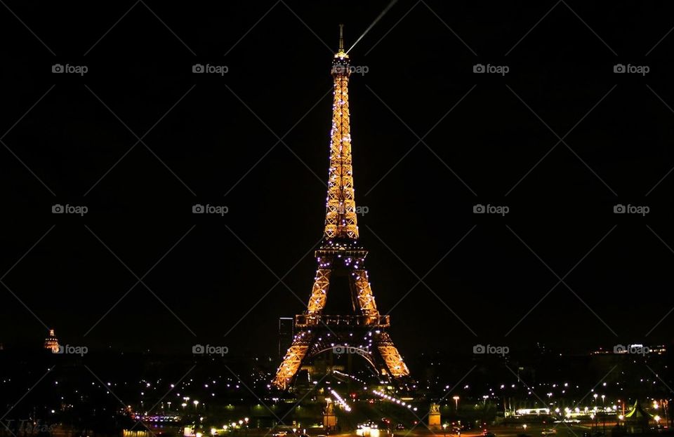 Eiffel night
