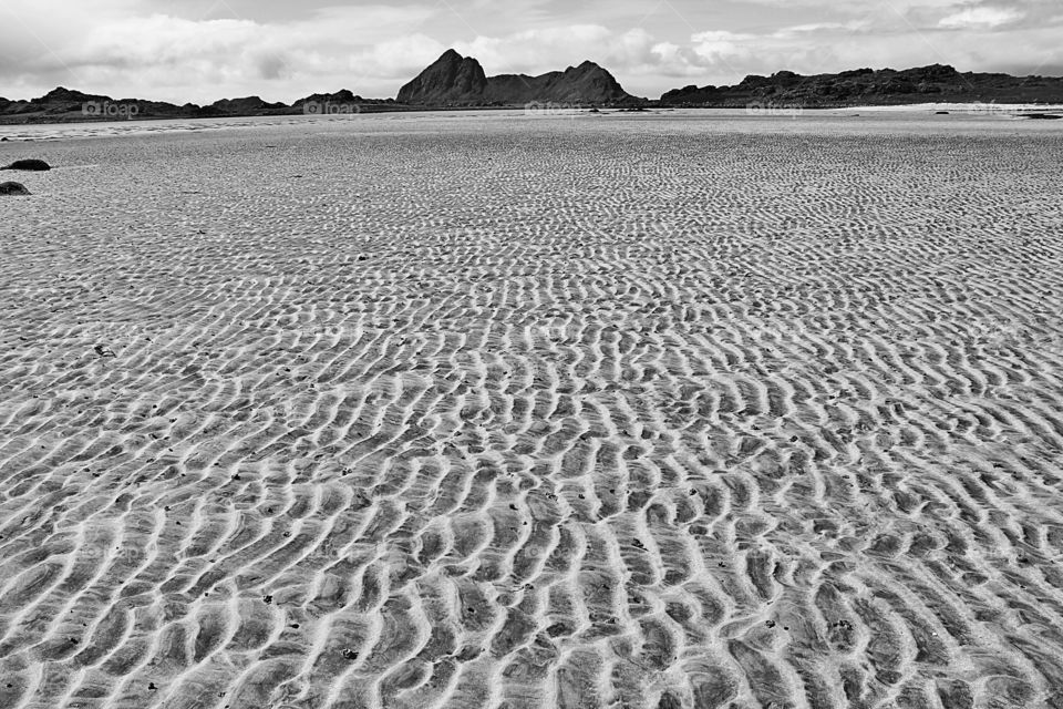 Beach. Summer in norway