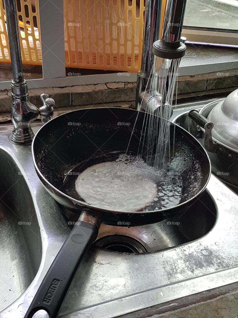 washing pan