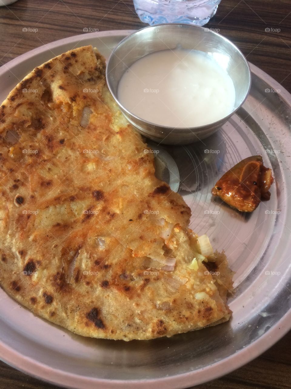Indian Punjabi style breakfast