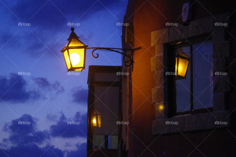 Street light in Malta