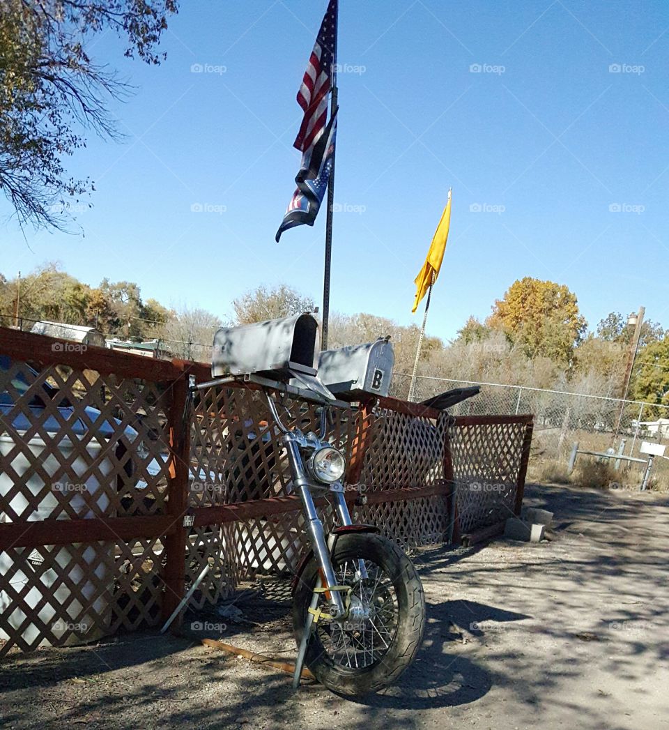 Motorcycle Mailbox