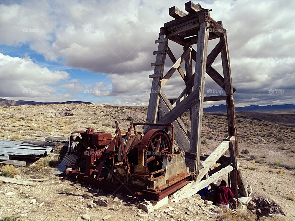 Abandoned Mining Equipment