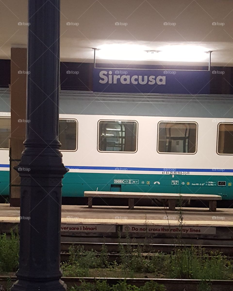 siracusa, italy train station