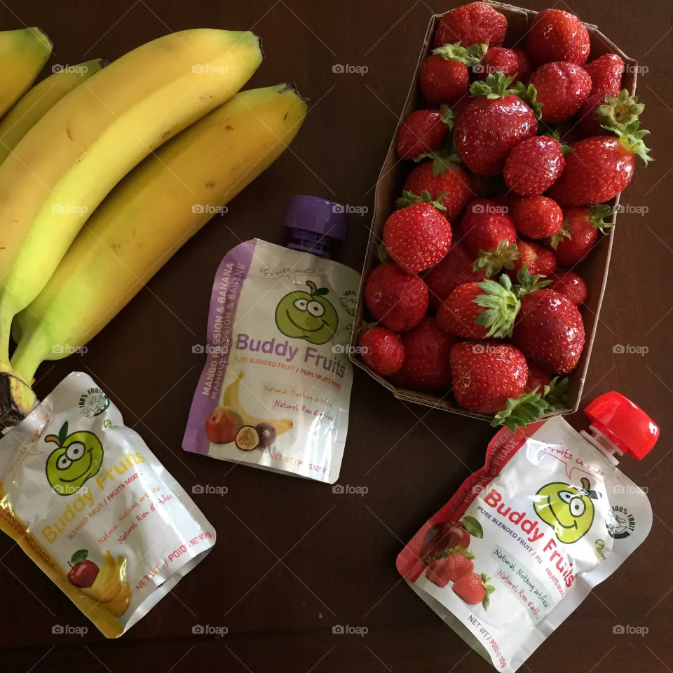 Buddy Fruits and fresh strawberries bananas 