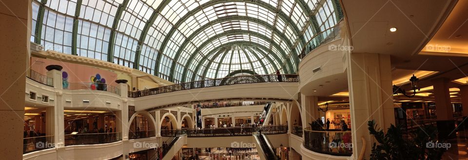 Ceiling, Architecture, Indoors, Mall, Inside