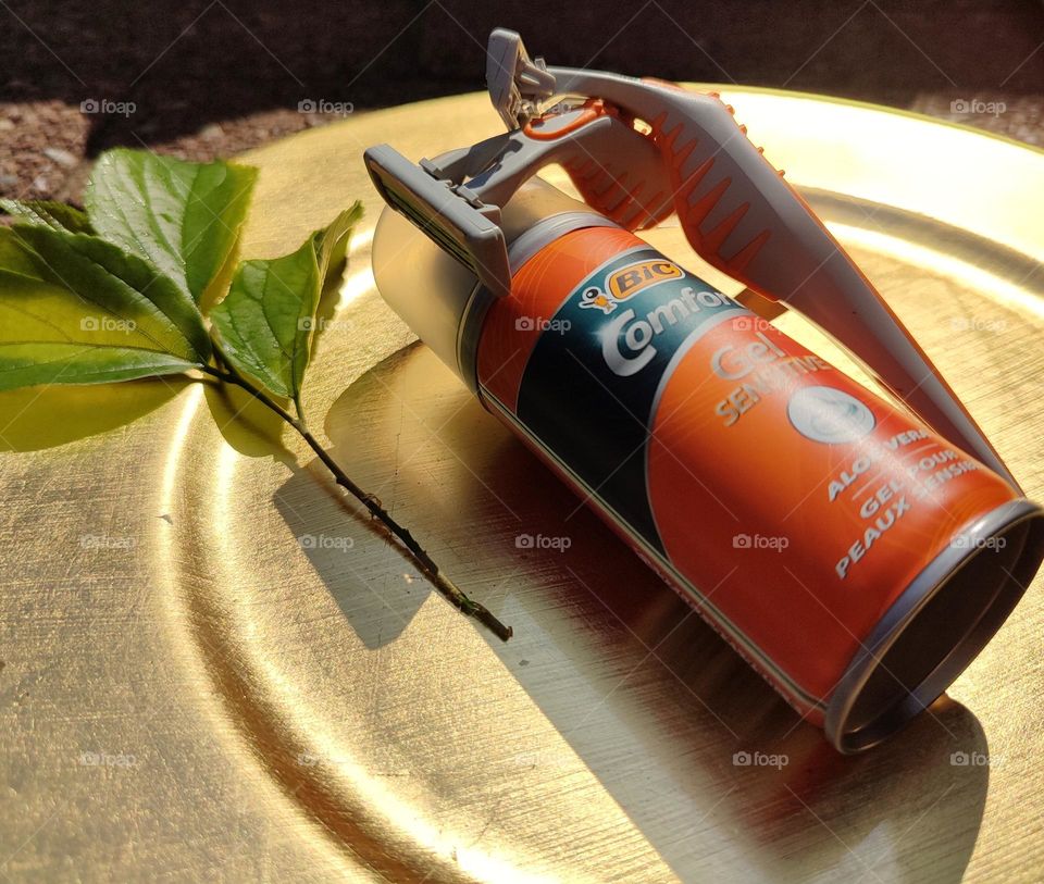 Shaving cream and razors