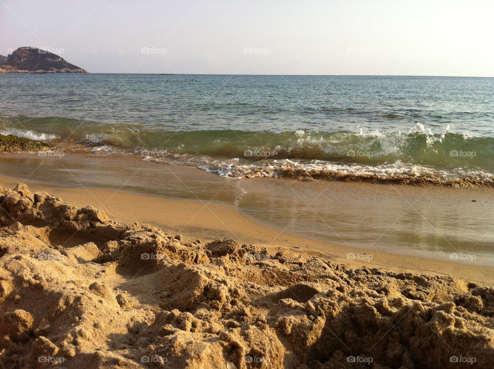 summer sand sea waves by remalia