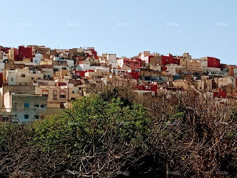 Portrait village Bhalil of morocco
