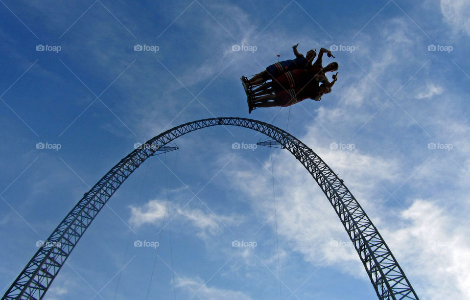 park swing silhouette ride by swatchtime