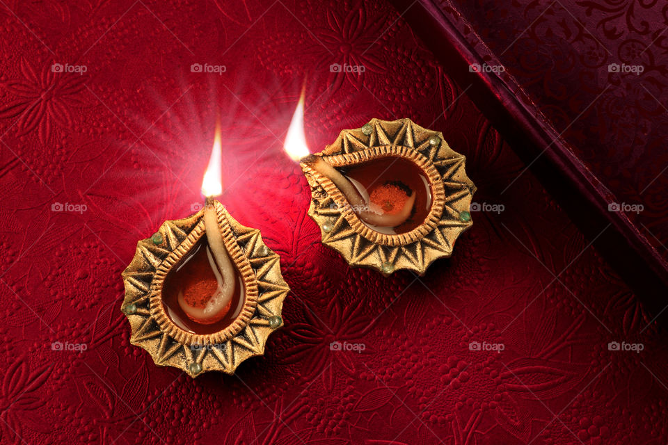 Diwali diya oil lamp