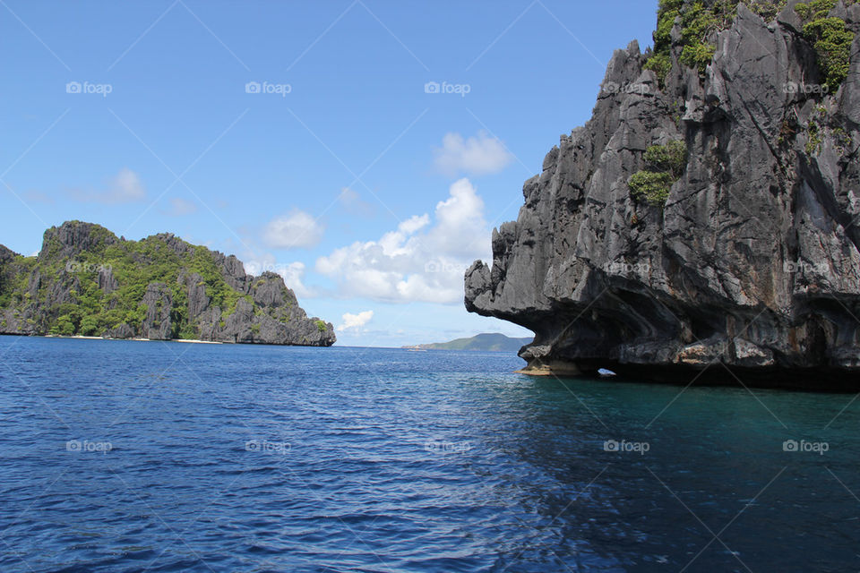 beach ocean sky green by itsAus