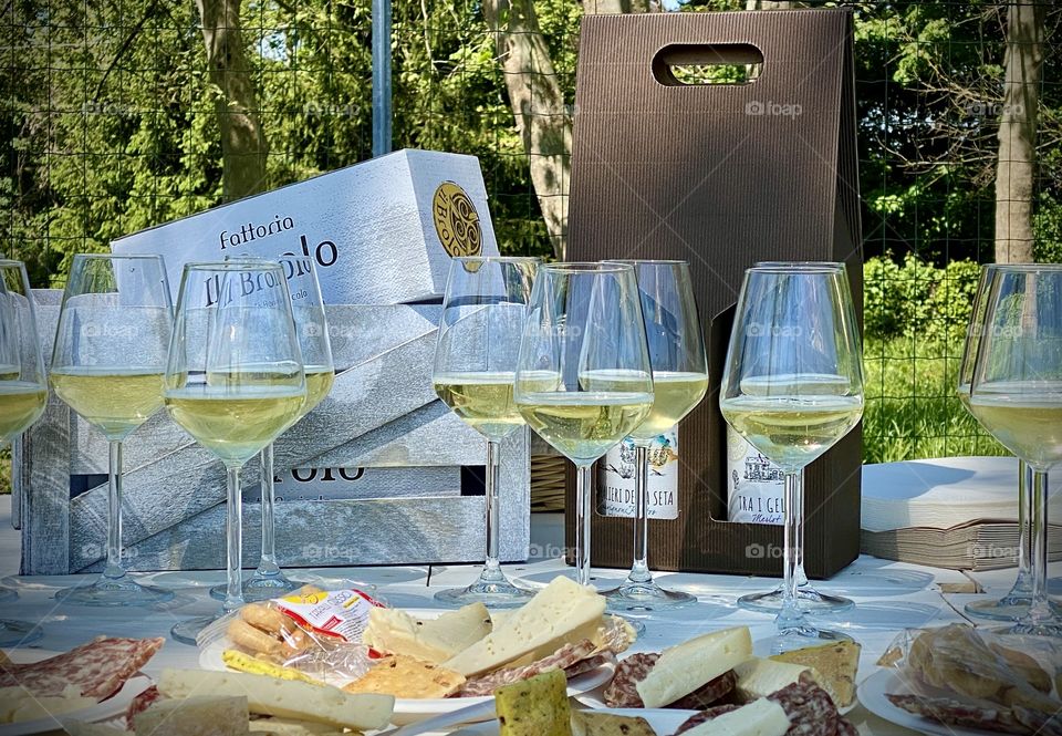 Wine tasting time in the Veneto hills