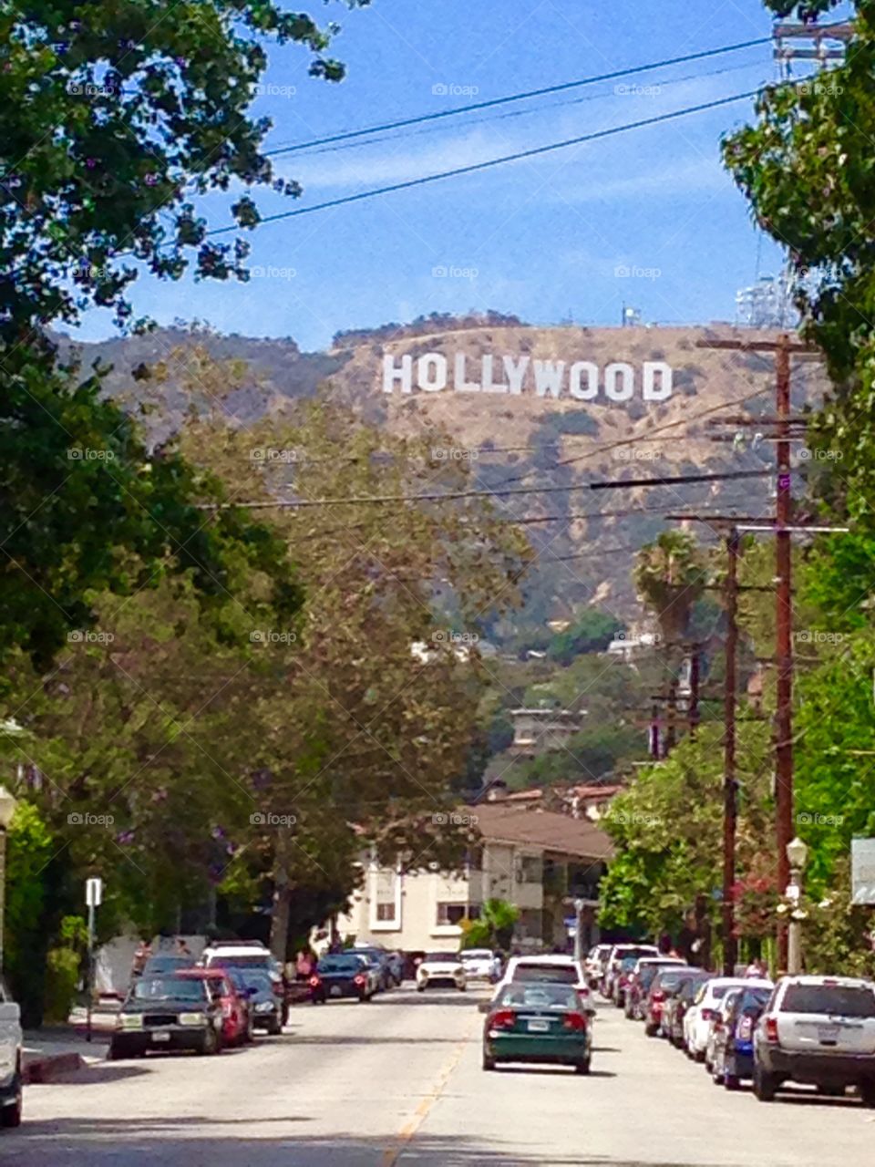 On way to Hollywood, Los Angeles, USA
