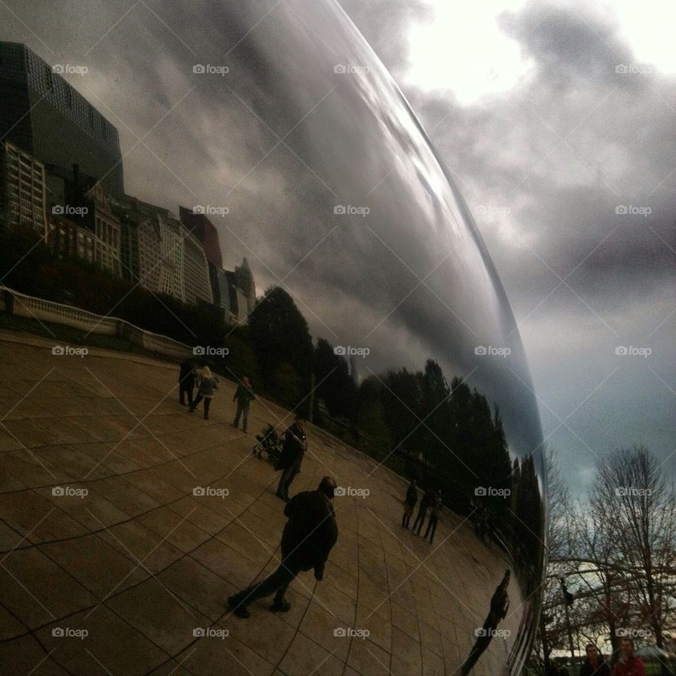 Chicago reflection 