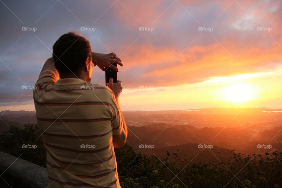 Capturing the sunrise