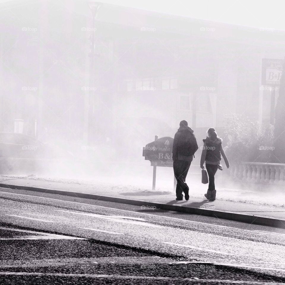 Misty sunday morning in Limerick