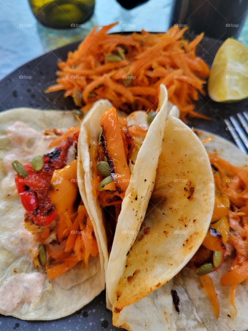 Haddock tacos on the bbq…
