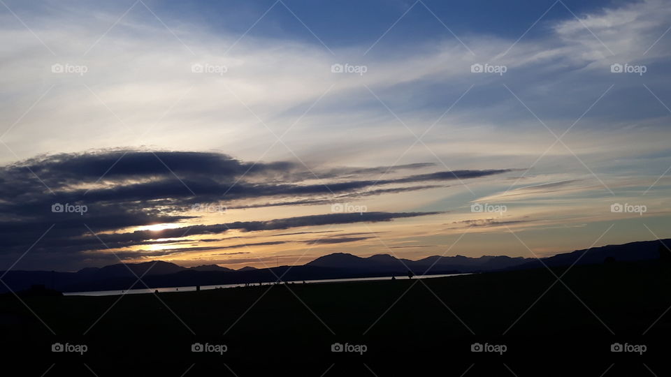 Port Glasgow Riverclyde, Sunset