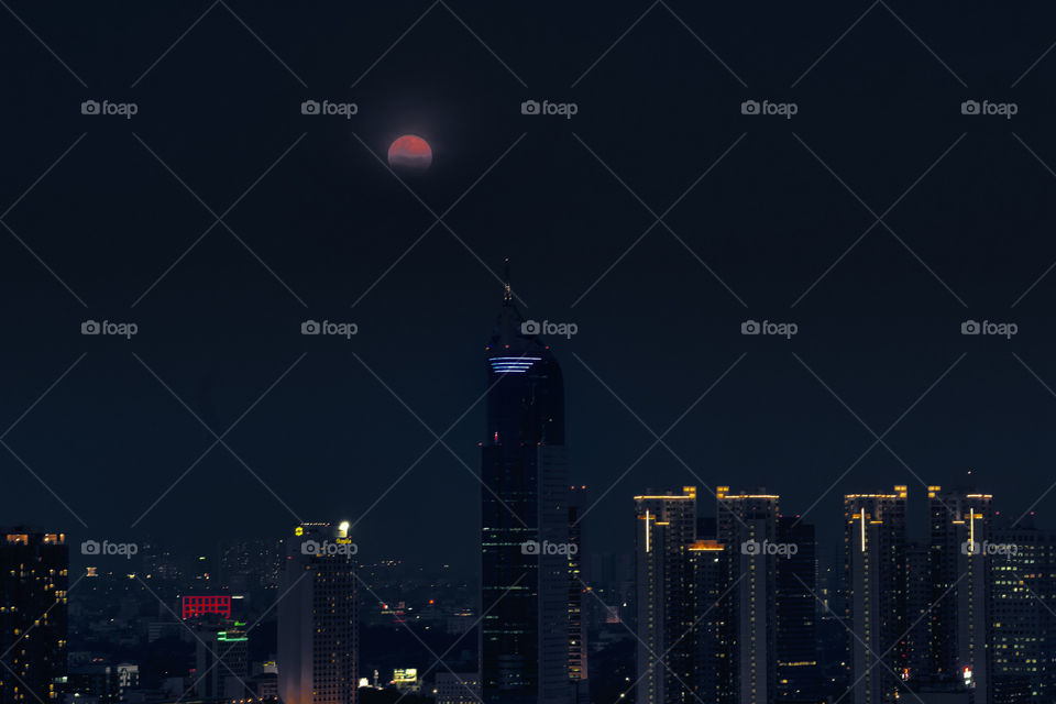 super moon @ jakarta