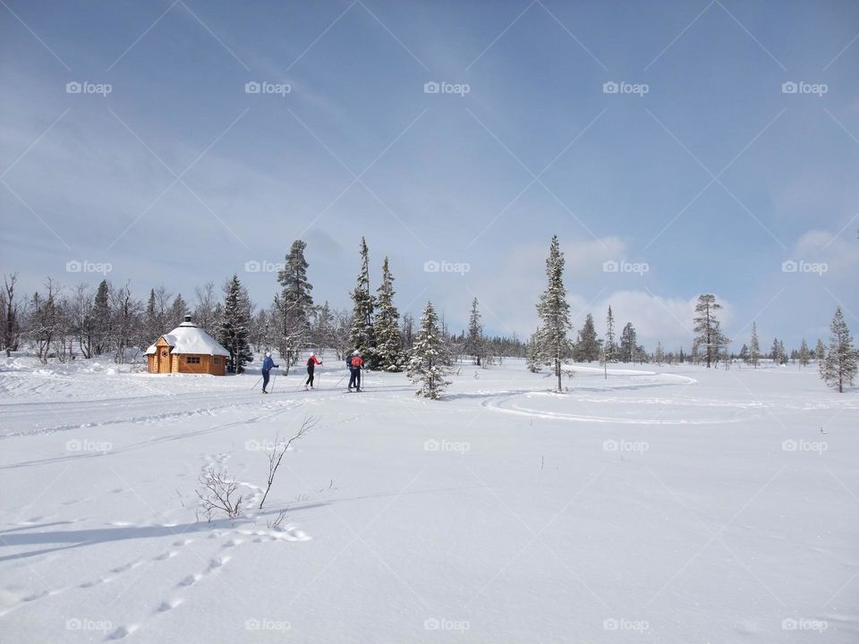 Skiing in Lofsdalen 