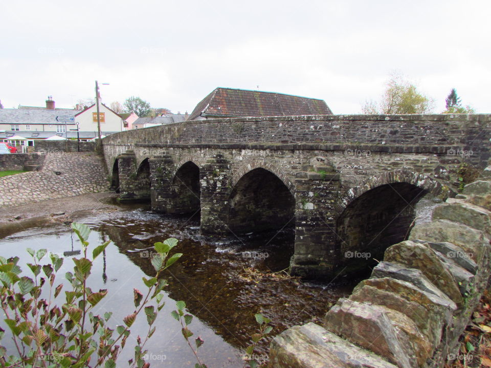 This bridge crosses the River Barle at the edge of Exmoor