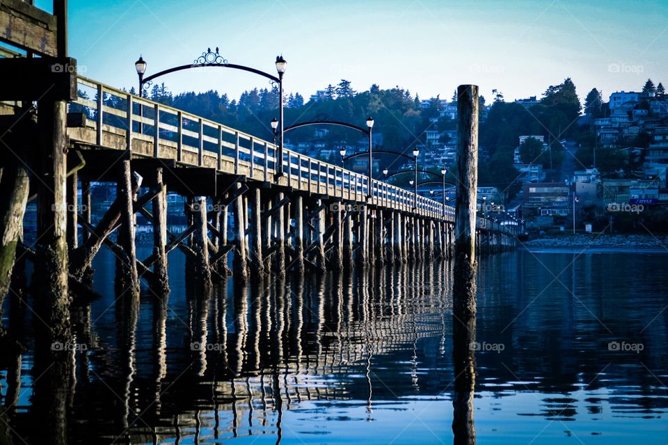 Pier reflections 