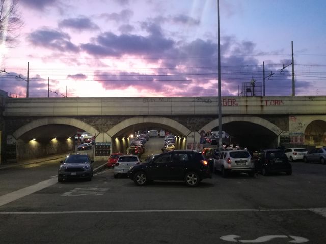 sunset in rome
