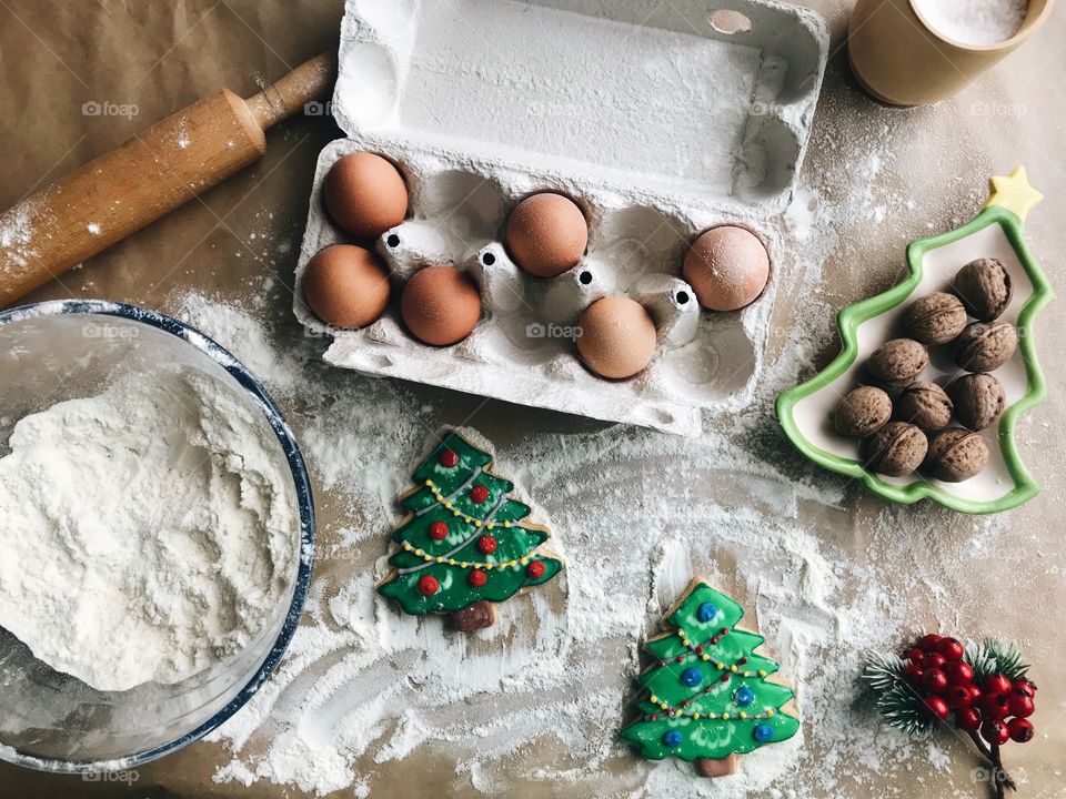 Flour, Food, Baking, Cookie, Cooking