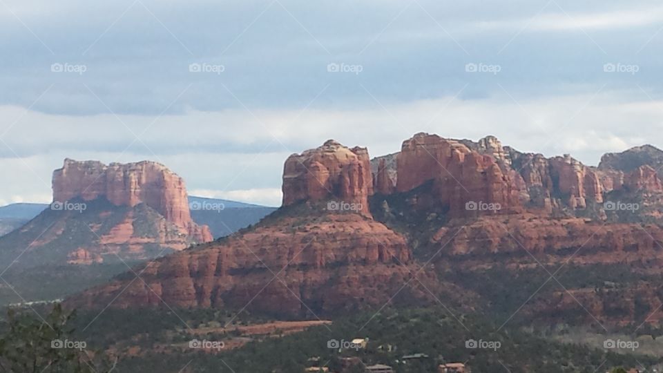 Red Rock Formations. This is a great view in the Sedona area. 