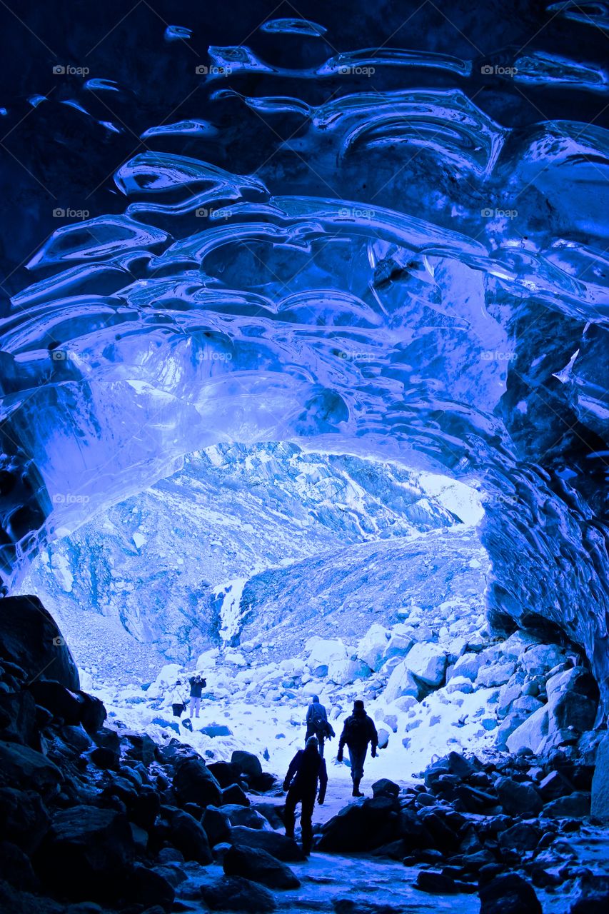 Mendenhall ice caves