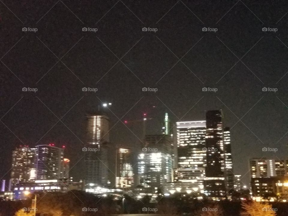Austin Skyline view from the Long Center