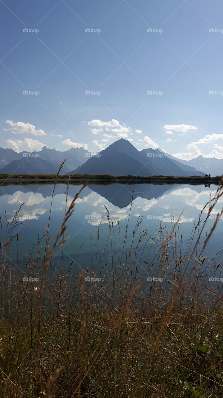 Distant view of mountains