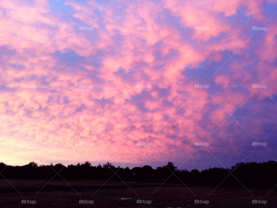 Pinkest Clouds I've Ever Seen