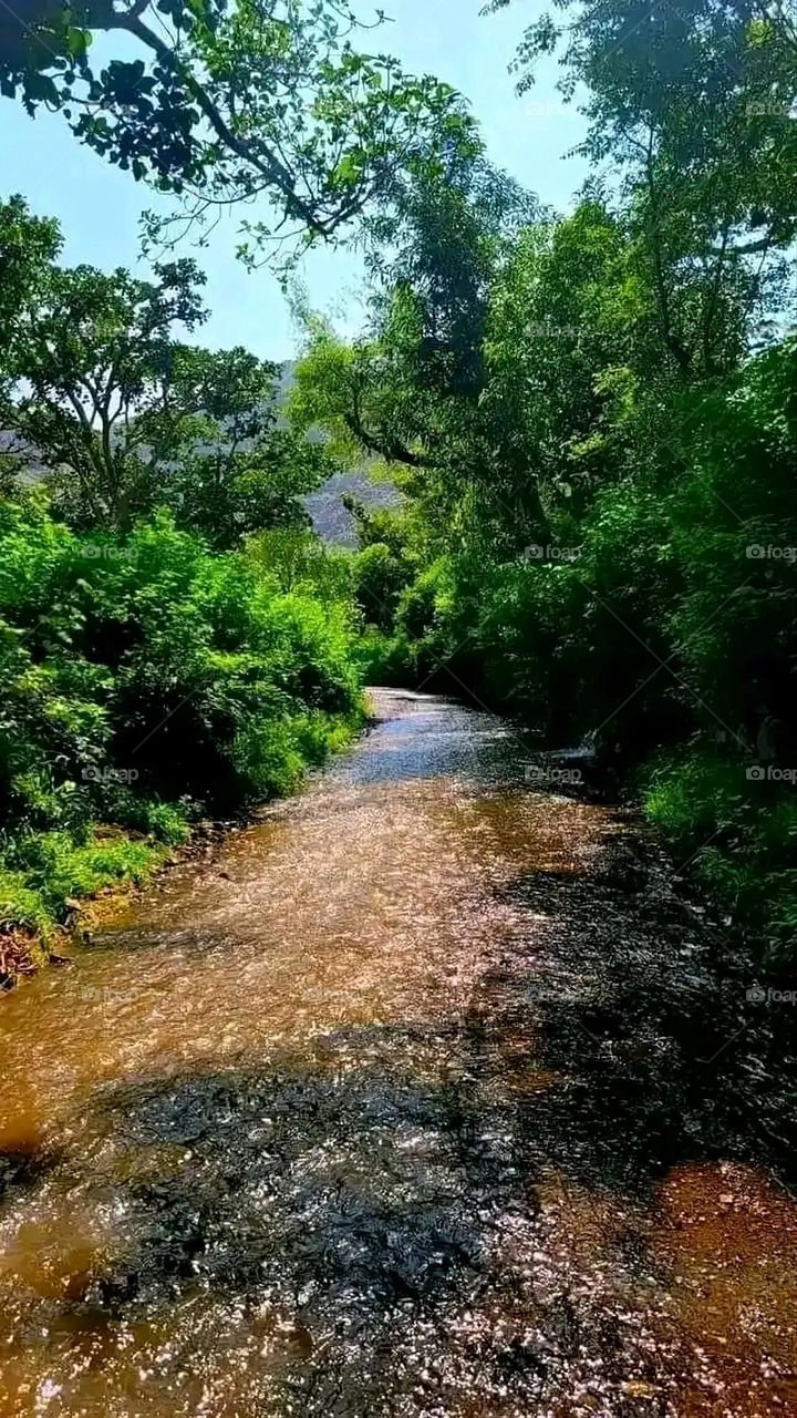 Glory be to God, the magnificent and picturesque view and the natural green trees are a view that is nothing more wonderful than it