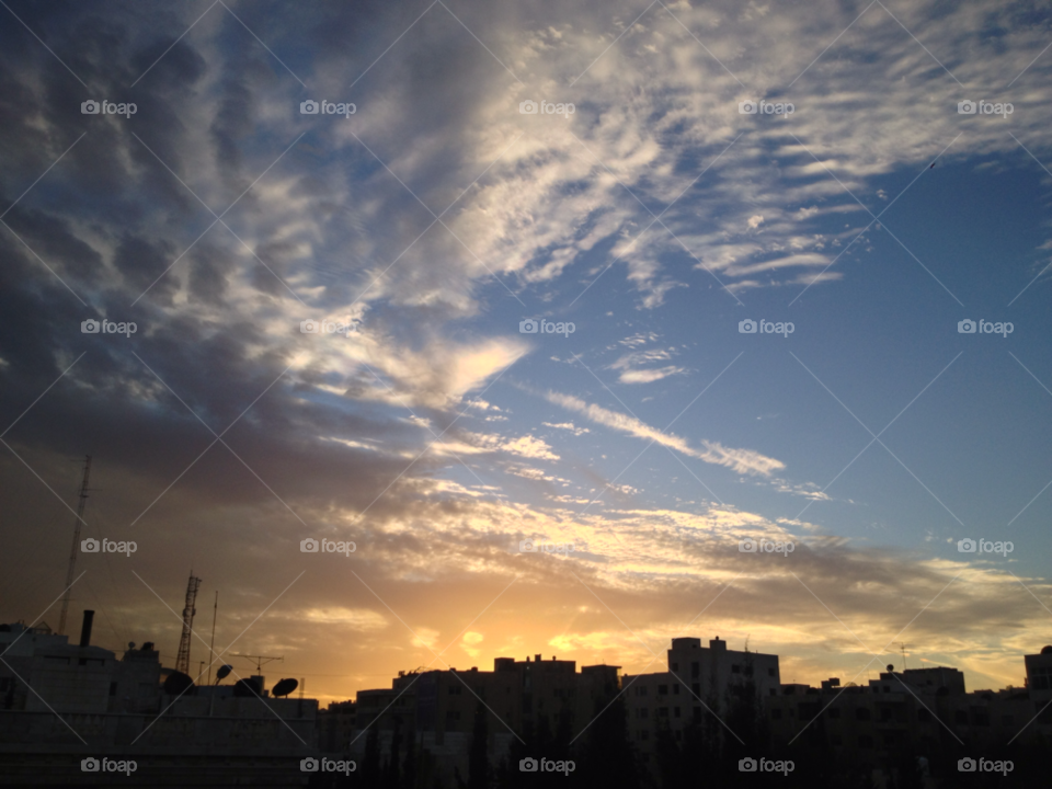 amman sunset clouds sun by a.bilbaisi