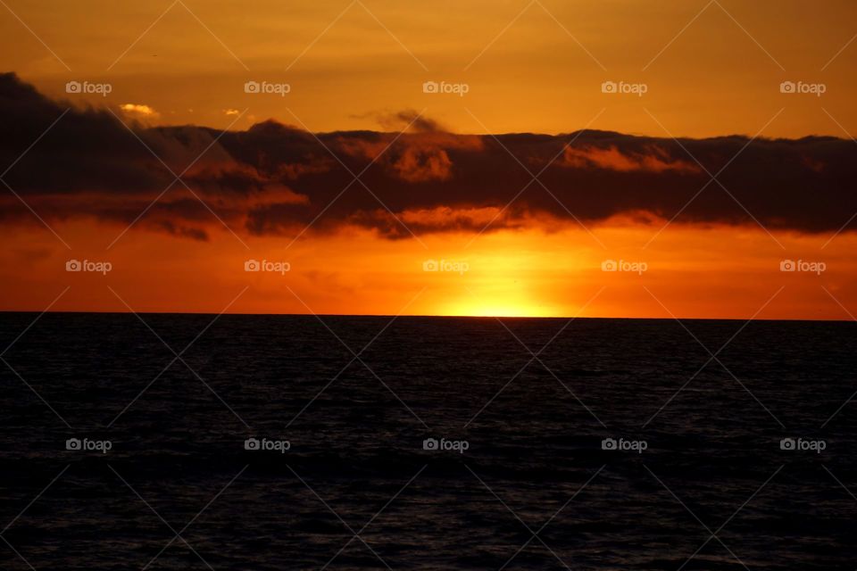 Deep Orange Sunset