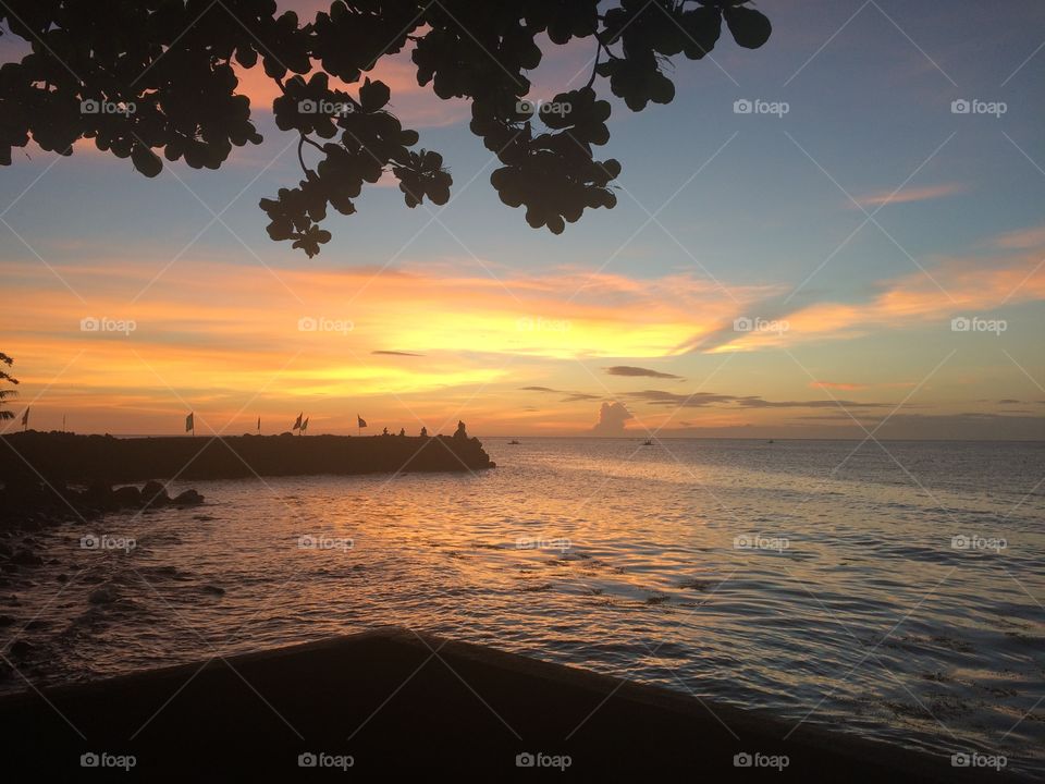 Sunset, Water, Dawn, Beach, Sea