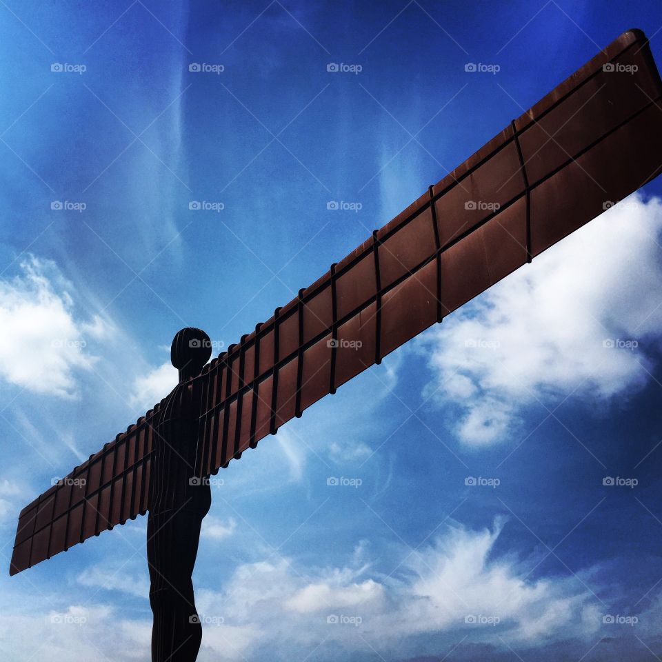Angel of the North. Northern angel