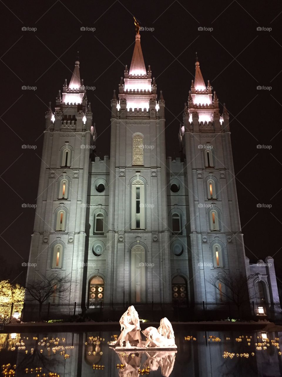 LDS Temple Lights