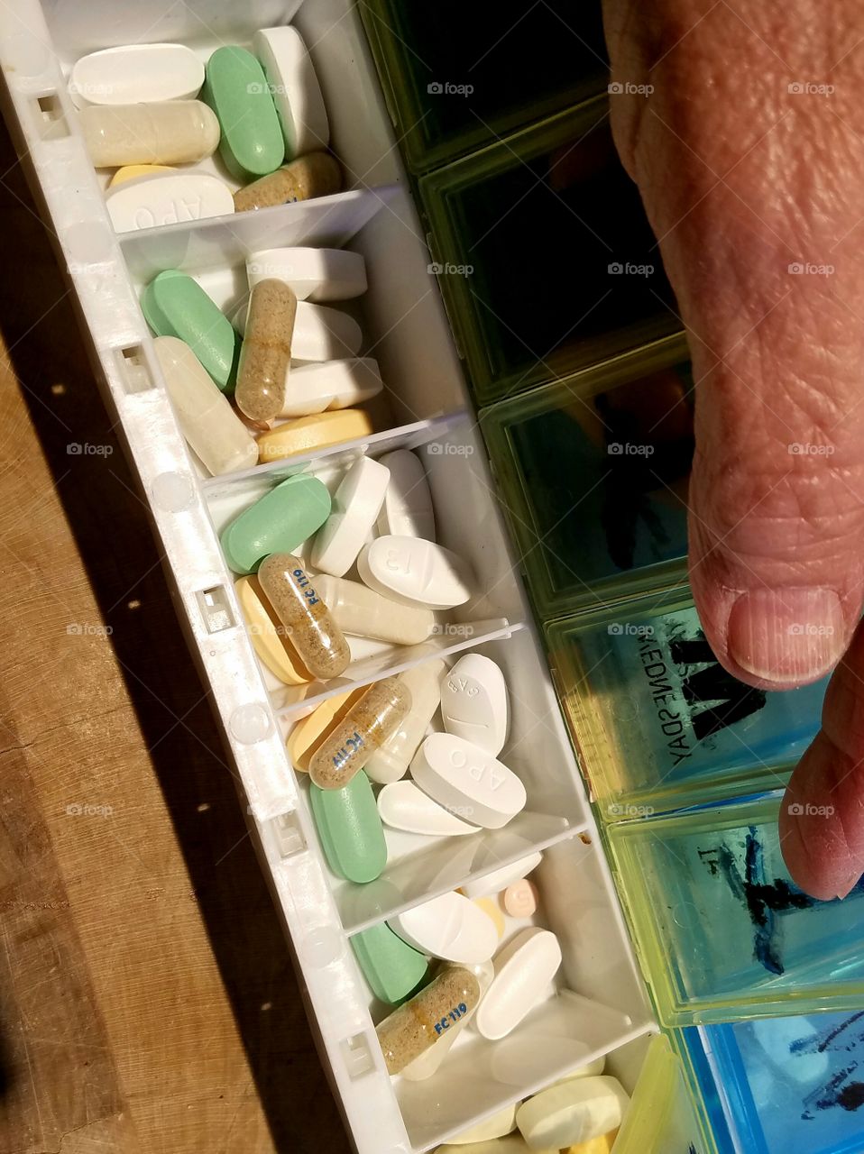 Filling Weekly Pill Box