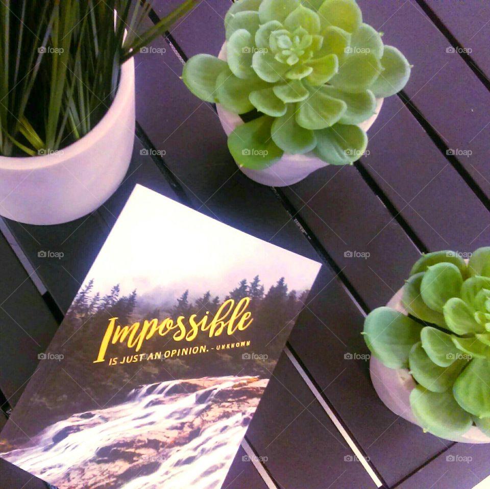 Motivational: Impossible is just an opinion